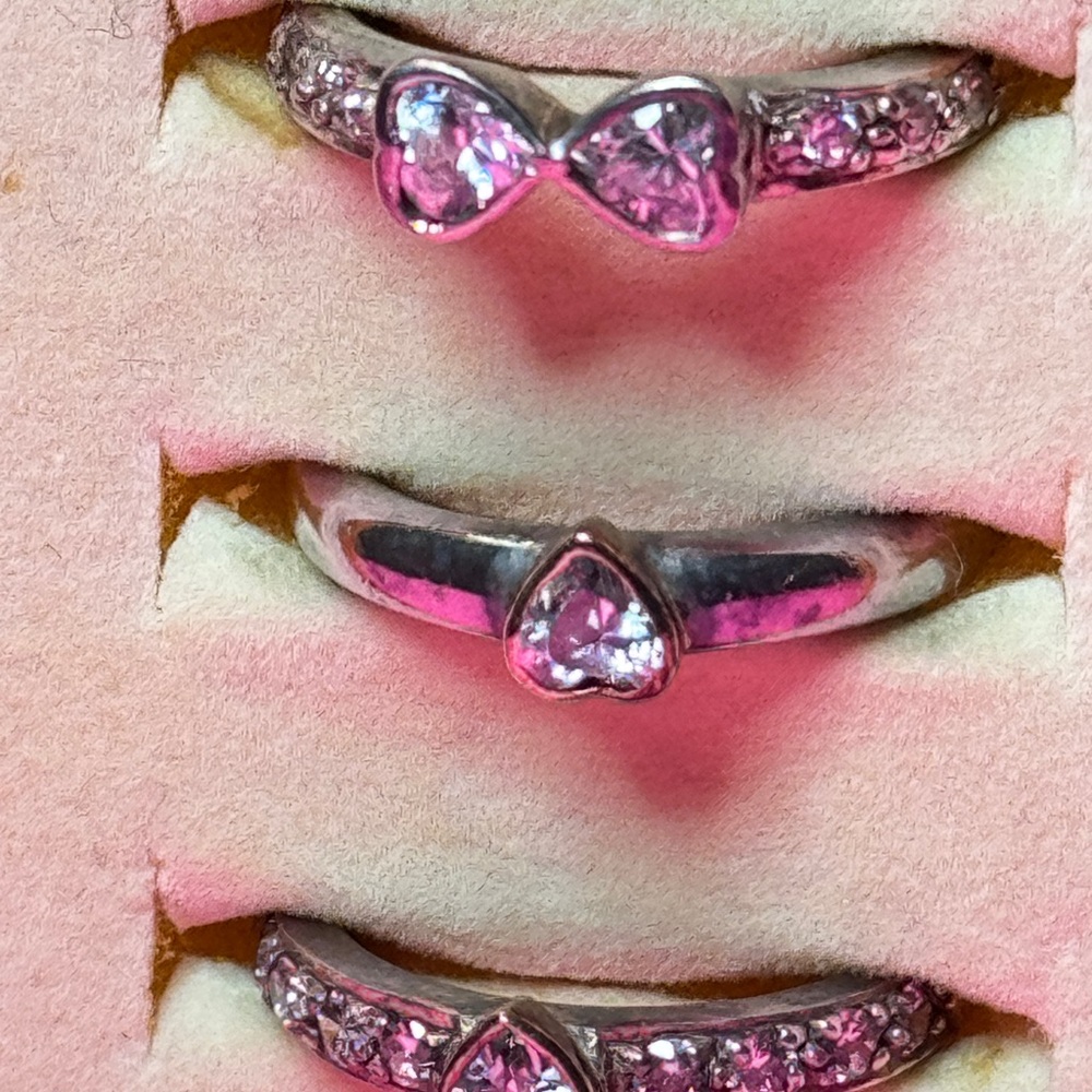 Folli Follie Elegant Silver Ring Set 3 silver size 6 - Picture 3 of 15